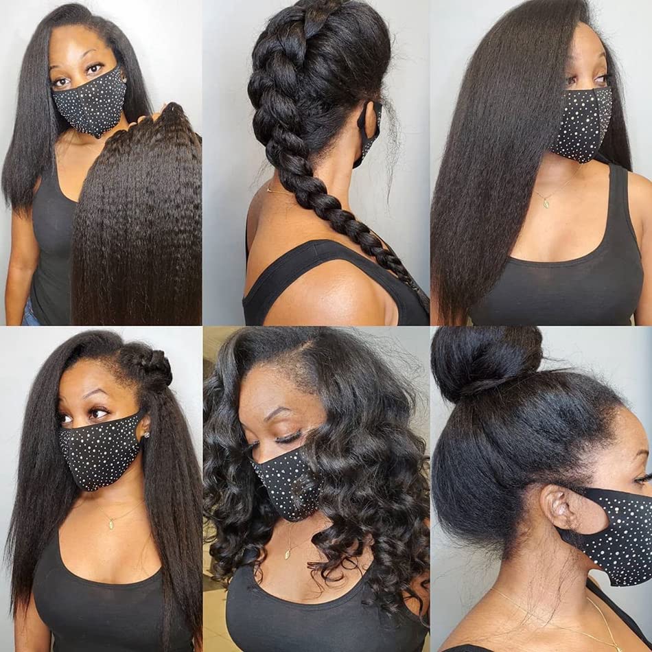 13x6 HD Lace Frontal Human Hair Wig with Pre-Plucked Bleached Knots & Baby Hair - Natural Preplucked Hairline for Black Women - Perfect for Daily Wear, Special Occasions & Protective Styling (14 Inches)