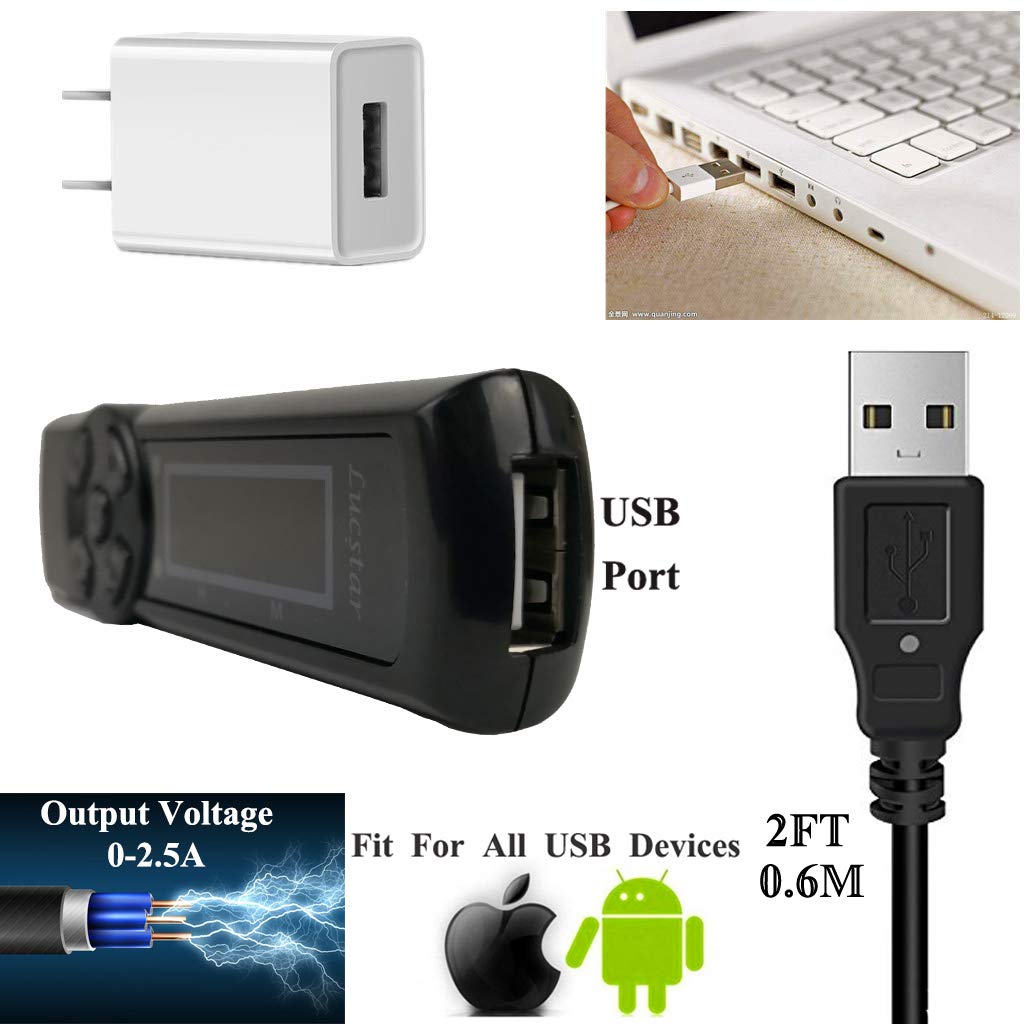 Lucstar USB Timer Charging Controller - Smart Power Outlet for Phones, Tablets, Cameras & Home Appliances | Auto On/Off Scheduling | Energy Saving & Device Protection | Perfect for Travel, Office & Smart Home Use