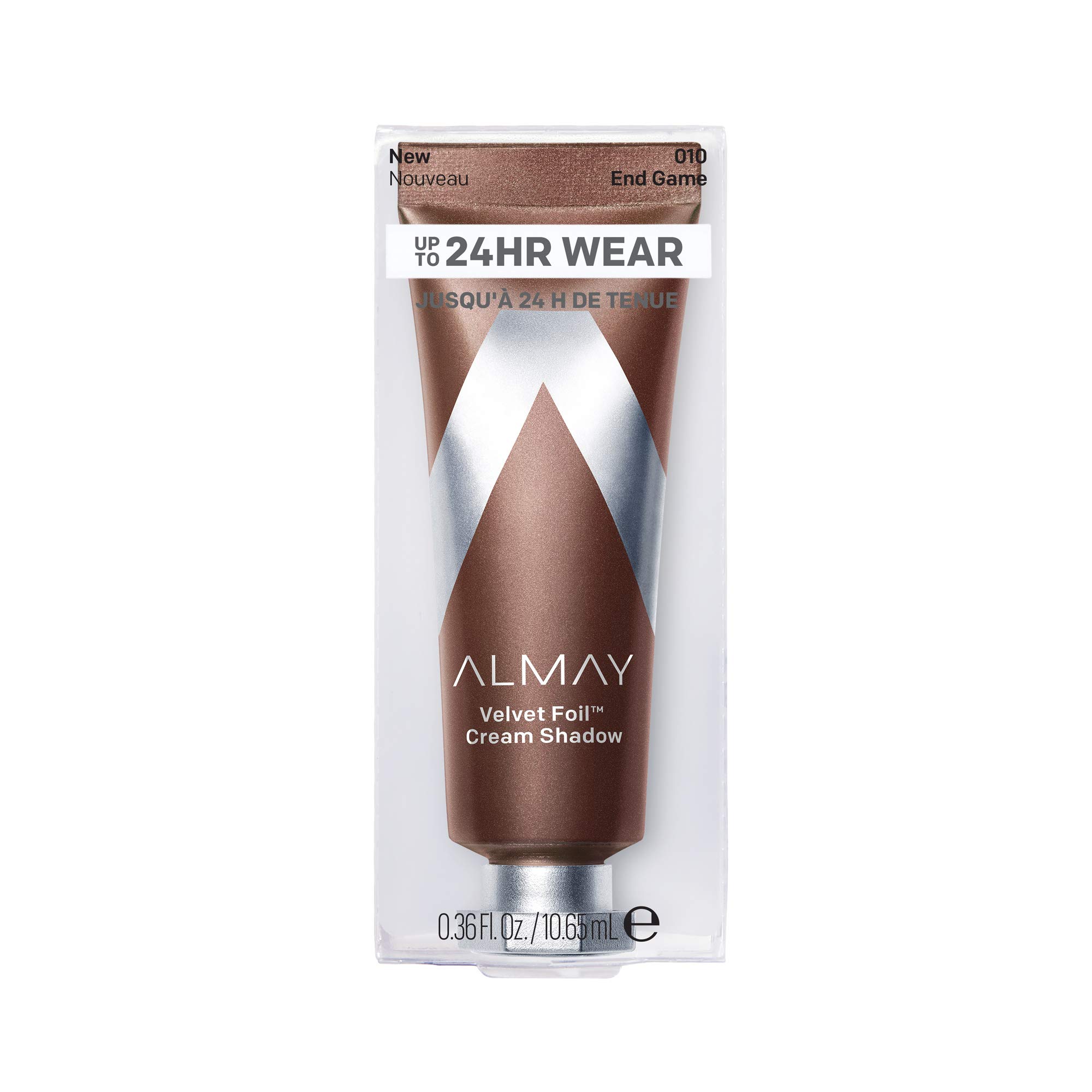Almay Velvet Foil Cream Shadow - End Game Metallic Eyeshadow (0.36 fl oz) | Long-Lasting Cream Eyeshadow for Day & Night Makeup Looks | Perfect for Parties, Date Nights & Special Occasions