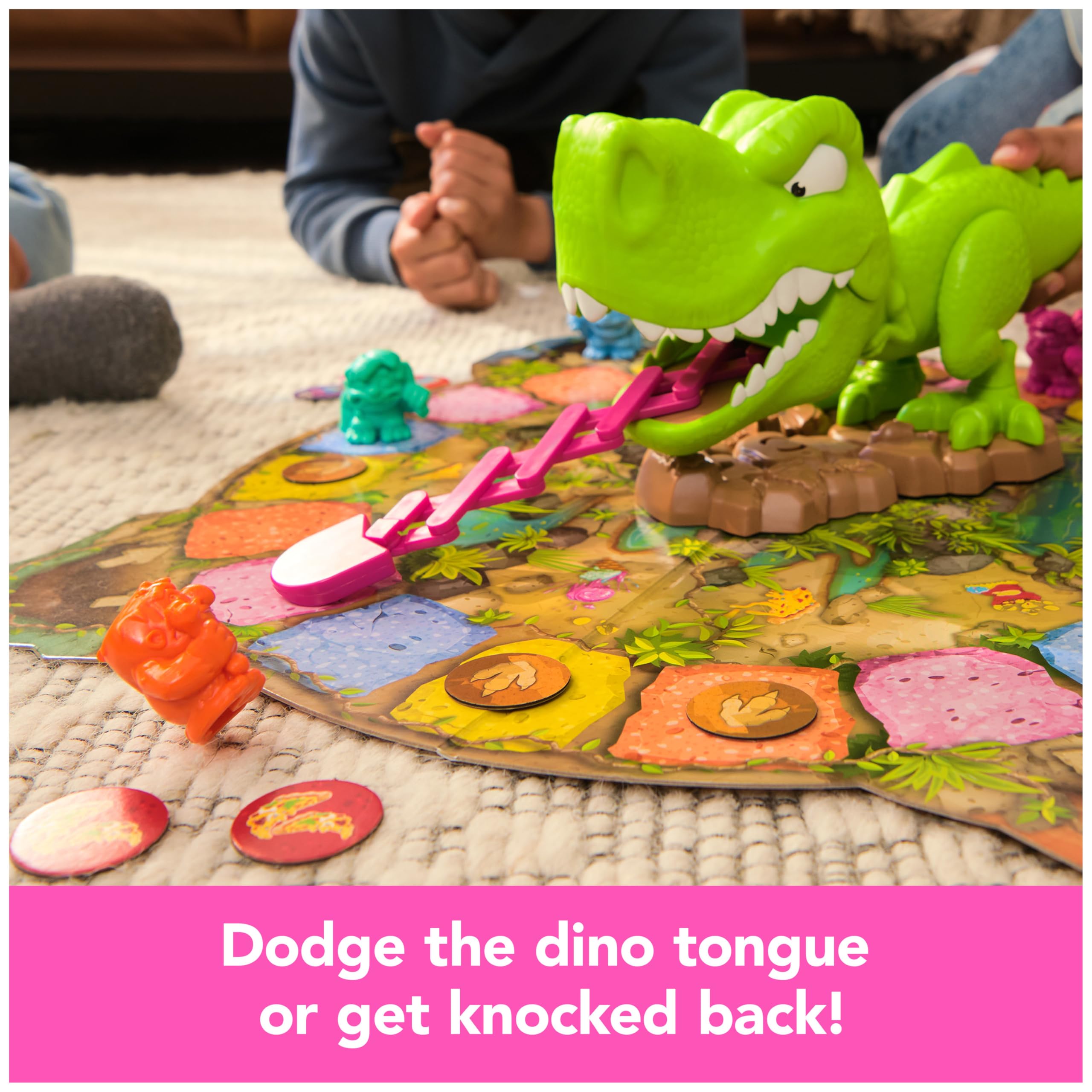 Spin Master Games Snack-O-Saurus Rex - Interactive Dinosaur Board Game for Kids Ages 5+ | Fun Family Night Game for 2-4 Players | Perfect for Birthday Parties & Indoor Playtime