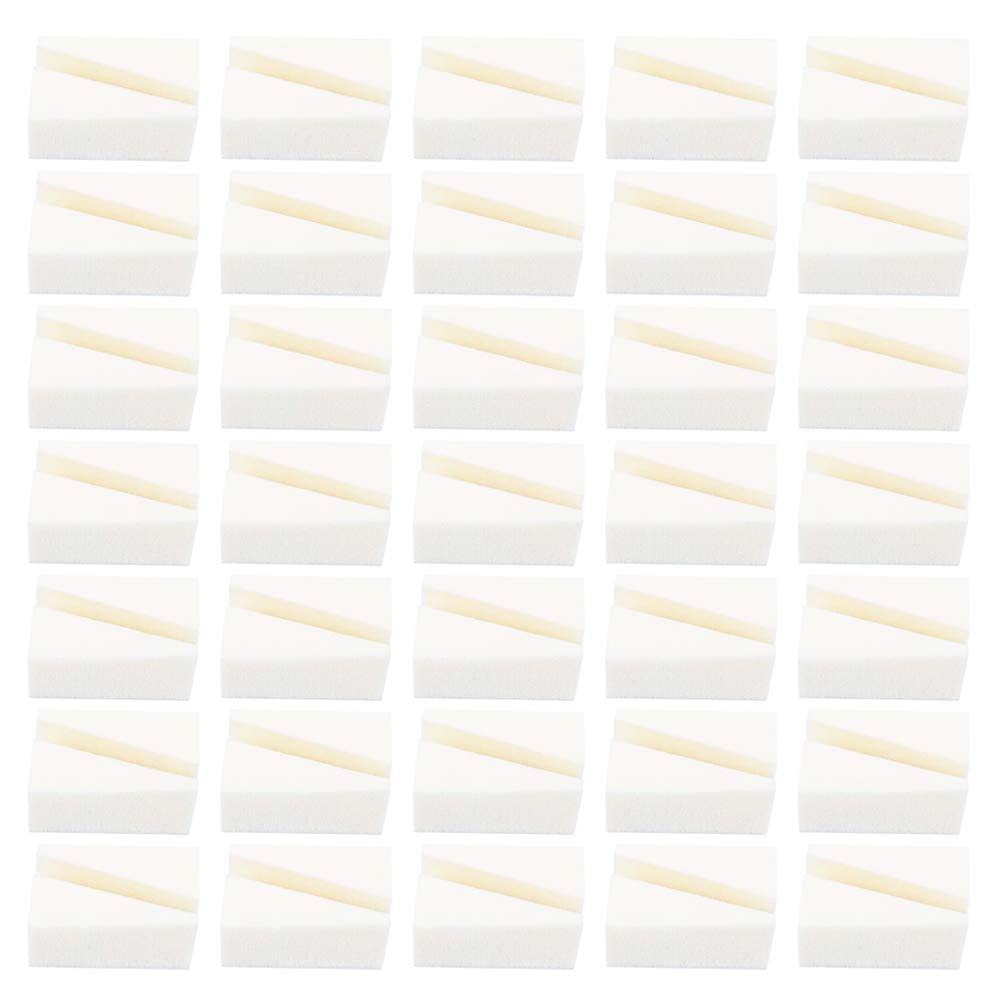 70 Pcs Makeup Wedges Nail Art Sponges - Triangle Cosmetic Blending Sponges for Foundation, Concealer & Beauty Application - Perfect for Professional Makeup, Nail Art & DIY Beauty Projects