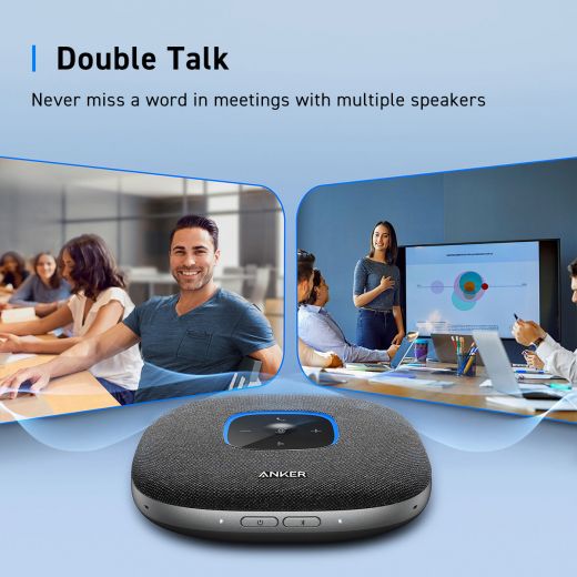 Anker PowerConf S3 Bluetooth Conference Speaker with Noise Reduction - Ideal for Business Meetings, Online Classes & Remote Work