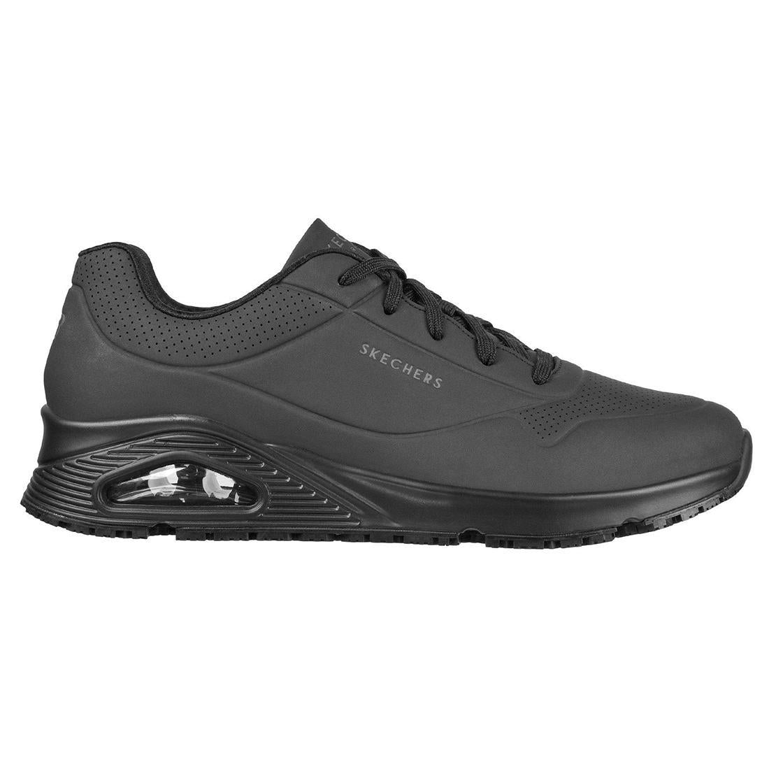 Men's Uno Slip Resistant Work Shoes - Non-Slip Safety Shoes for Restaurant, Kitchen & Construction Workers - Comfortable & Durable Work Boots for Chefs, Nurses & Industrial Professionals