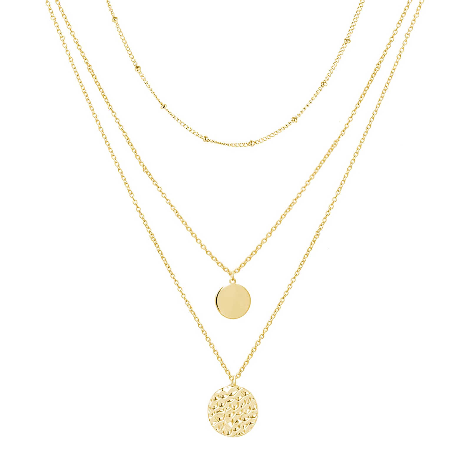 YANCHUN Gold Star Choker Necklace for Women & Teen Girls - Layered Aesthetic Necklace Jewelry Gift for Birthday, Valentine's Day & Special Occasions - Perfect for Everyday Wear, Parties & Fashion Accessories