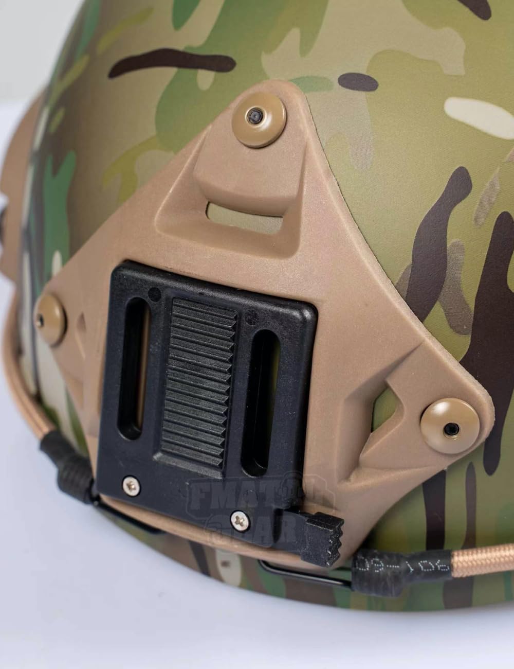 FMA Tactical Helmet NVG Mount Shroud & Sports Camera Bracket Base - Compatible with Dummy NVG, GoPro, Action Cameras - Ideal for Paintball, Airsoft, Military Simulation & Outdoor Adventure Sports