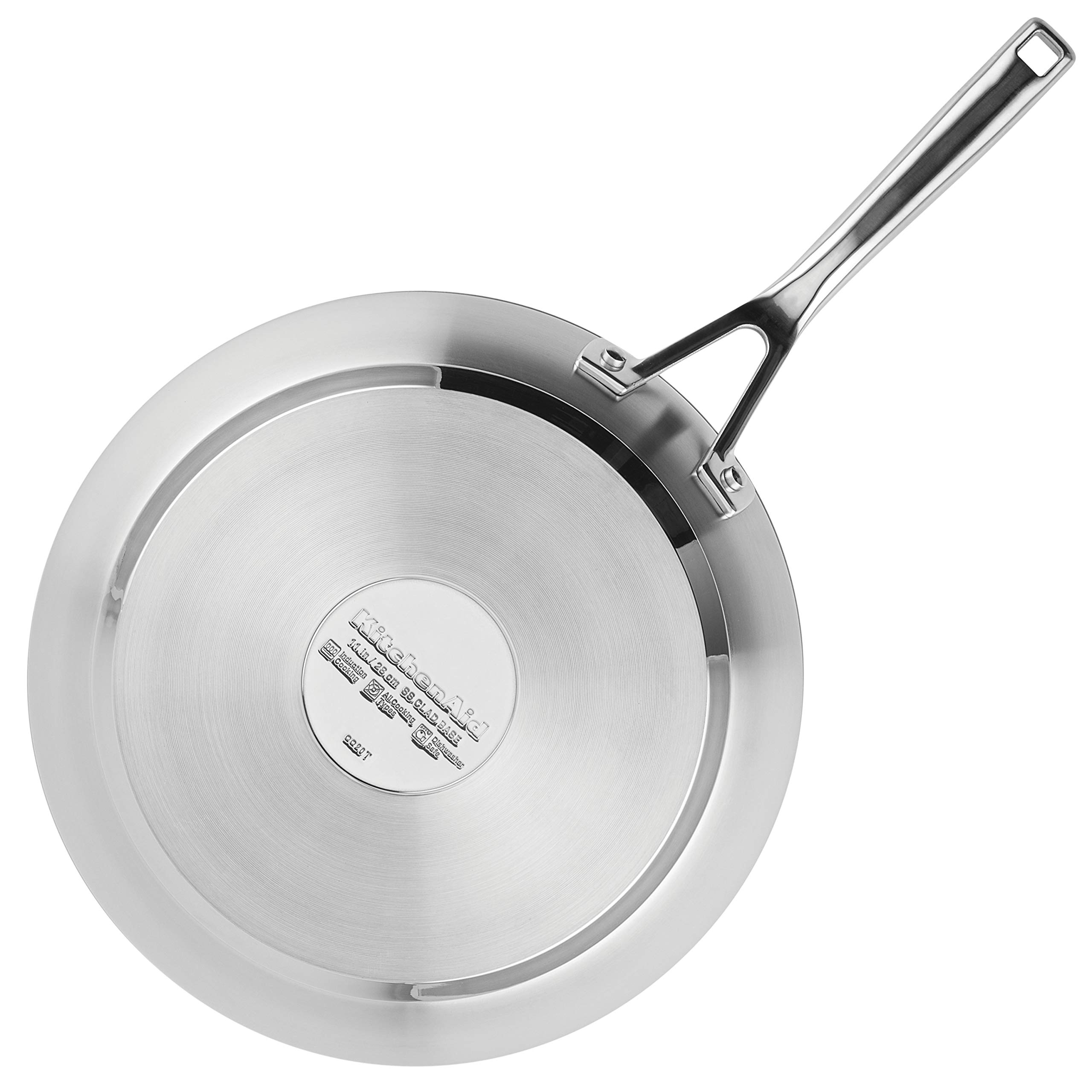 KitchenAid 3-Ply Stainless Steel Cookware Set - 10 Piece Pots and Pans with Brushed Finish | Professional Grade for Cooking, Baking & Meal Prep | Perfect for Home Chefs & Restaurant Use