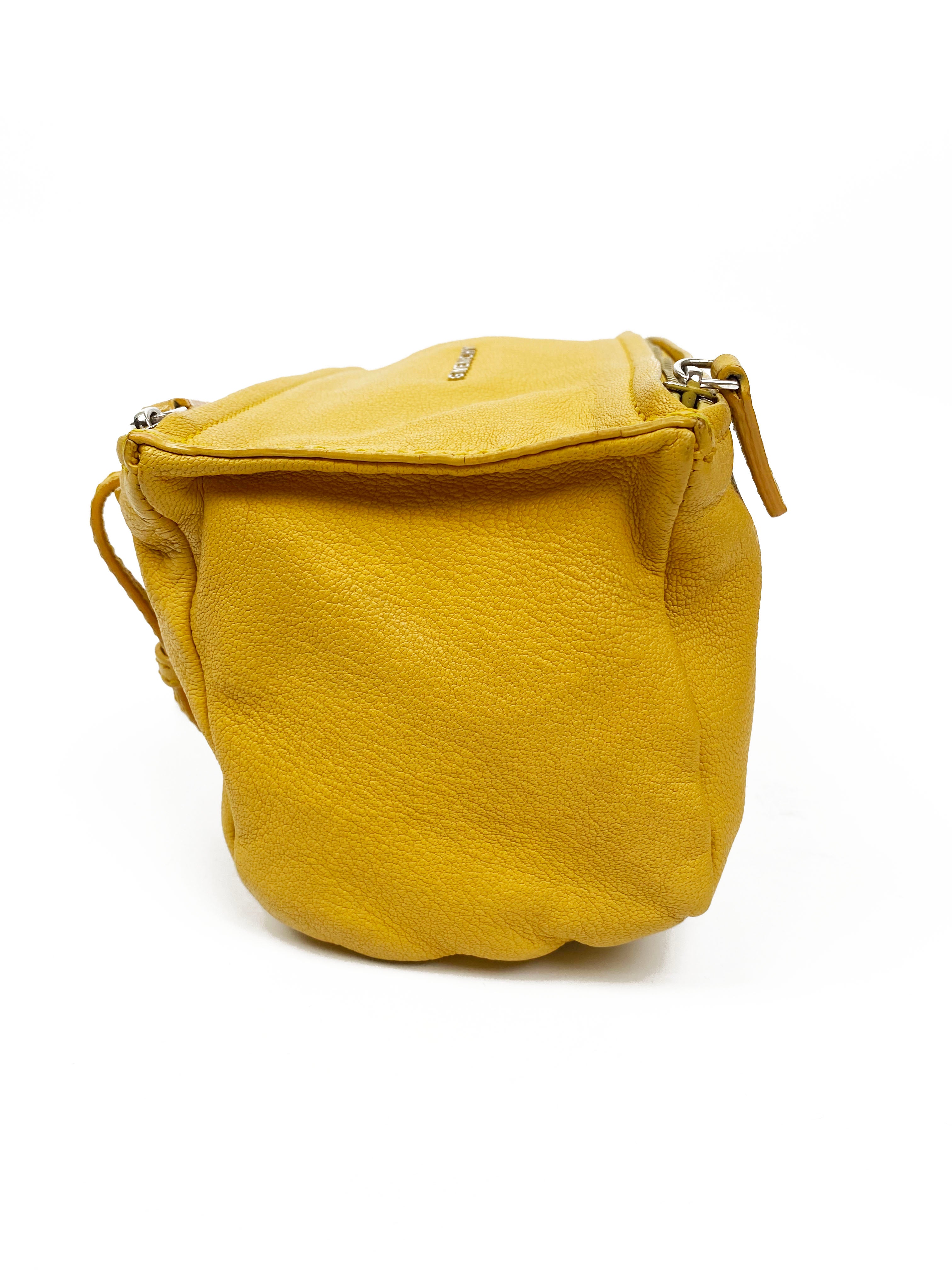 Givenchy Small Yellow Pandora Bag - Luxury Crossbody Handbag for Women | Perfect for Parties, Date Nights & Everyday Use
