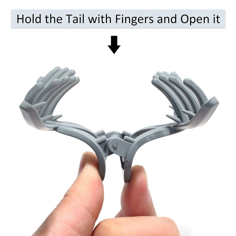 Staila No-Slip Matte Large Hair Claw Clips - 4 Pack Strong Hold Butterfly Clamps for Thick Hair | Women's Hair Accessories for Work, Gym & Everyday Styling