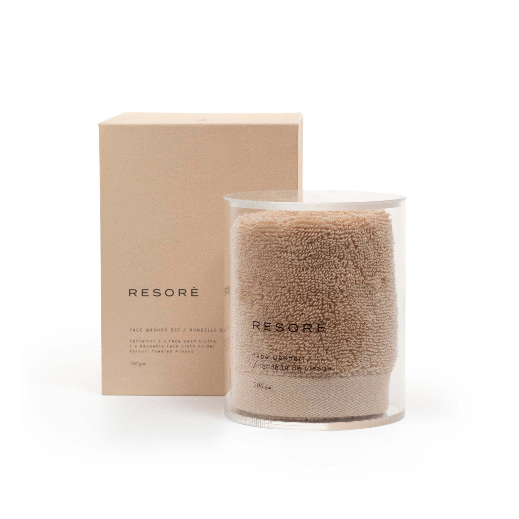 Resore Face Washer - Gentle Exfoliating Facial Cleansing Cloth for Acne & Blackhead Removal - Perfect for Daily Skincare Routine & Travel