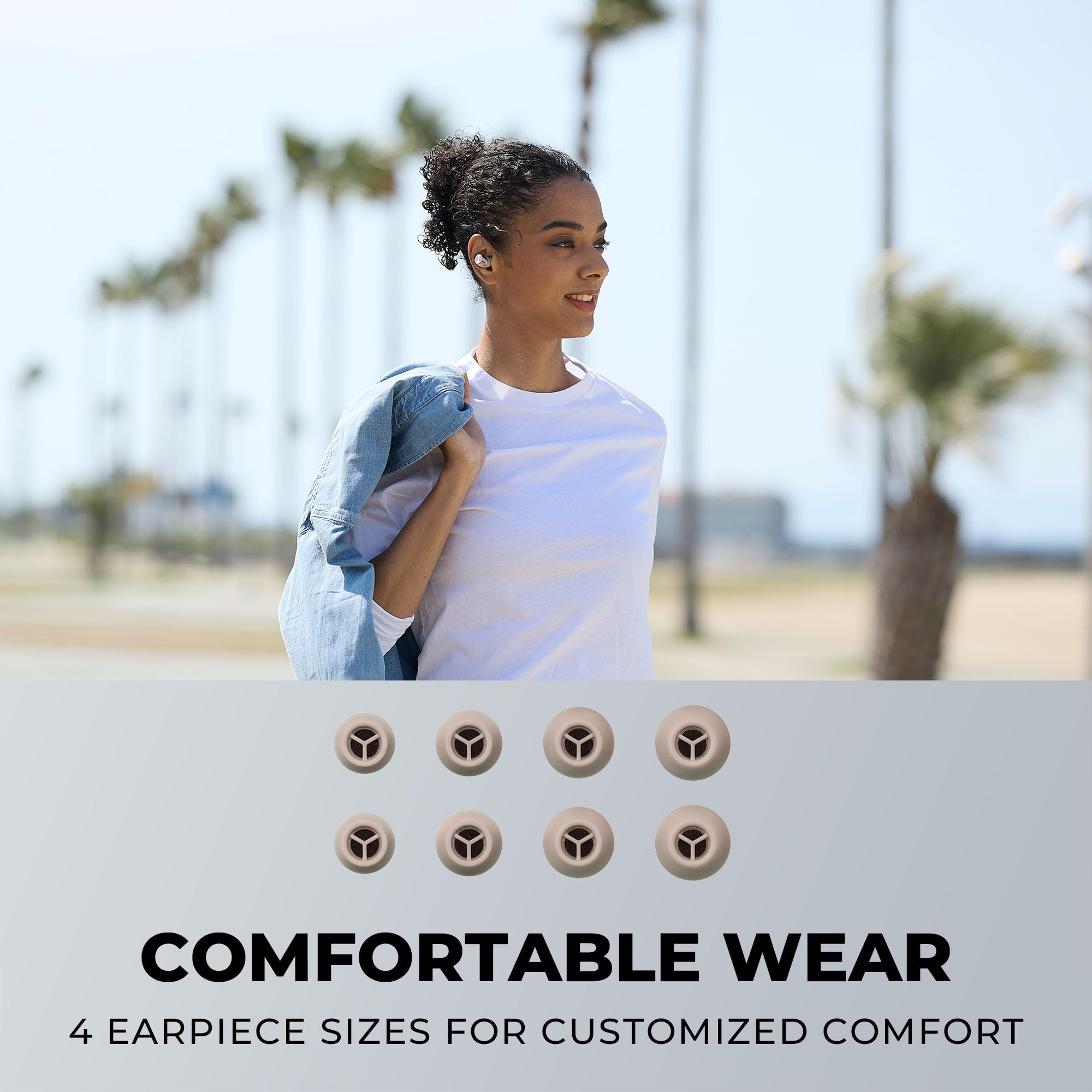 Technics HiFi True Wireless Earbuds II with Active Noise Cancelling & Multipoint Bluetooth - LDAC Compatible, Rose Gold (EAH-AZ40M2-N) | Perfect for Commuting, Workouts & Travel