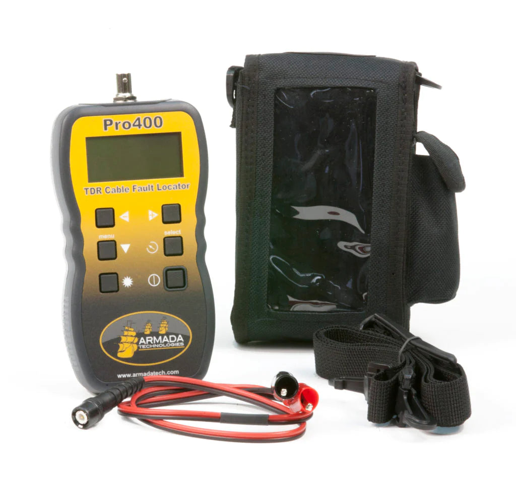 Armada Technologies PRO400 Handheld TDR Cable Fault Locator - High Precision Graphical Display for Network & Telecom Cable Testing | Ideal for Field Technicians & IT Professionals