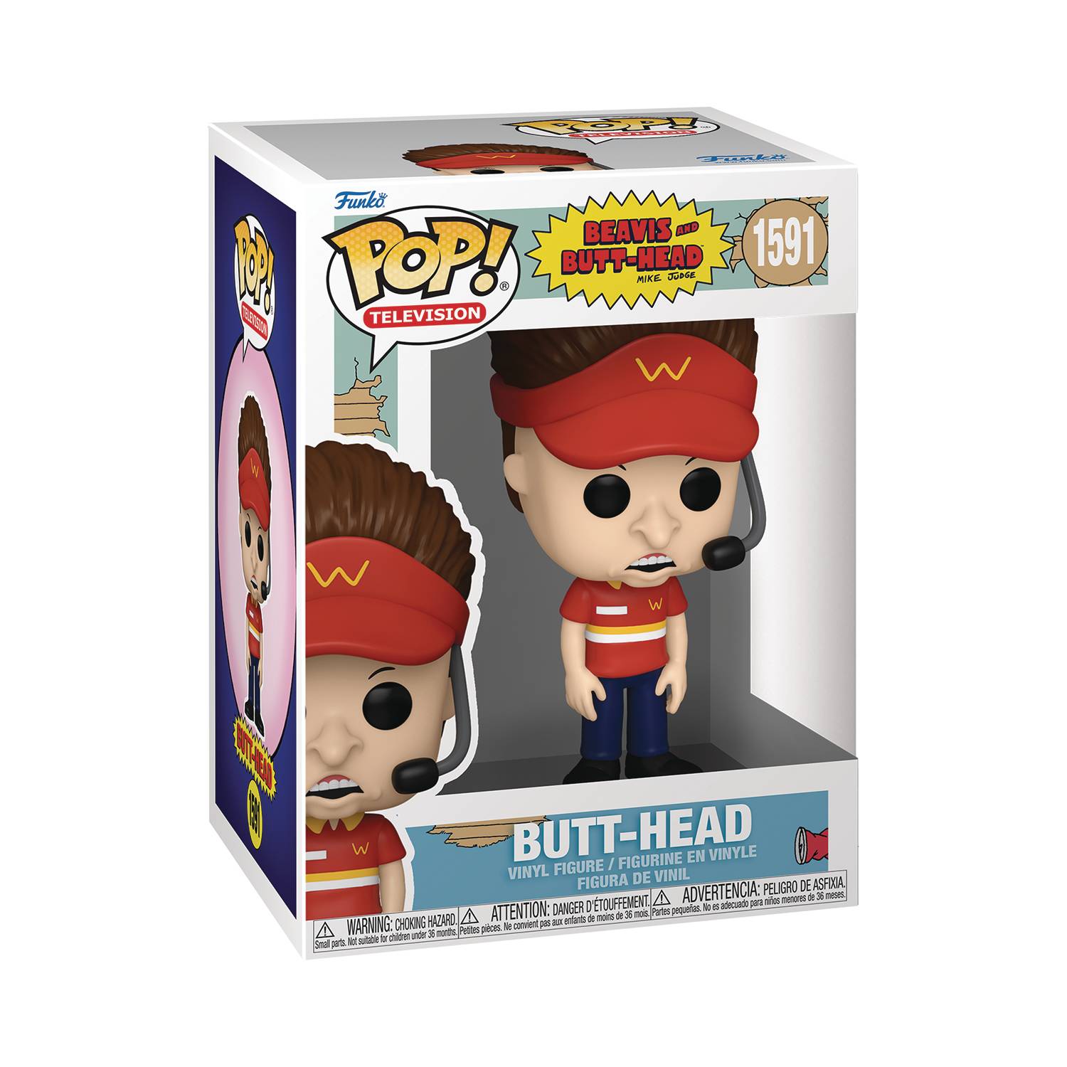 Beavis & Butt-Head: Butt-Head Official Merchandise - Funny Cartoon Character T-Shirt & Collectibles for Fans | Perfect for Cosplay, Gifts & 90s Nostalgia