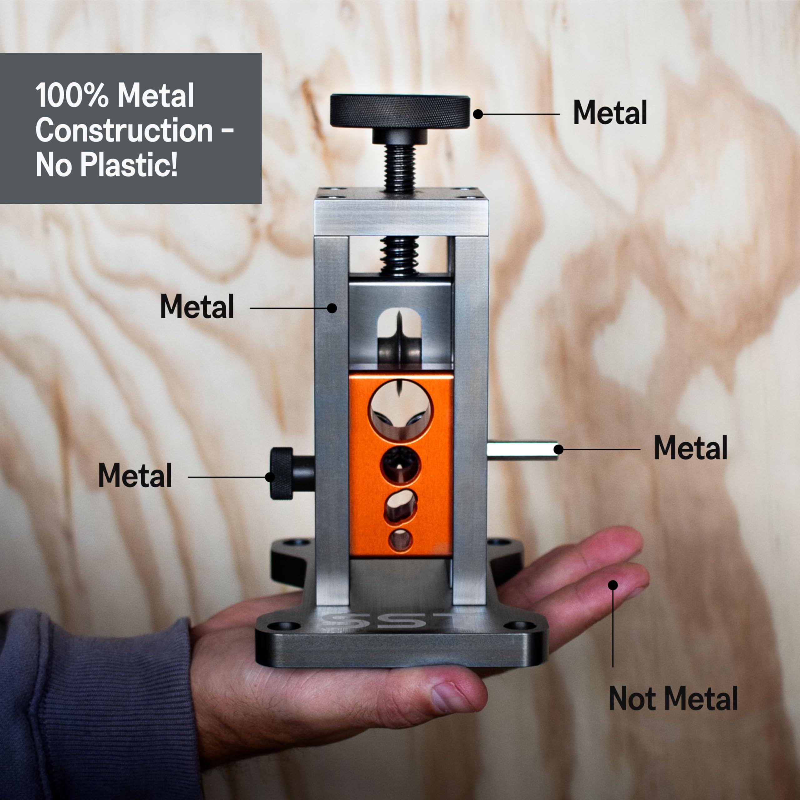 Heavy Duty Drill-Powered Wire Stripper Machine - Industrial Copper Wire Stripping Tool for Scrap Wire Insulation Removal | Perfect for Recycling, DIY Projects & Electrical Work
