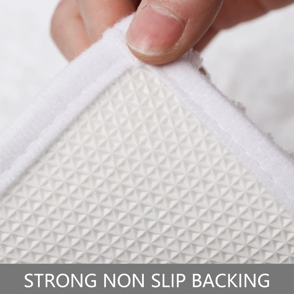 Non-Slip Absorbent Bath Mat - Funny Get Naked Bathroom Rug for Tub & Shower, Machine Washable, 32