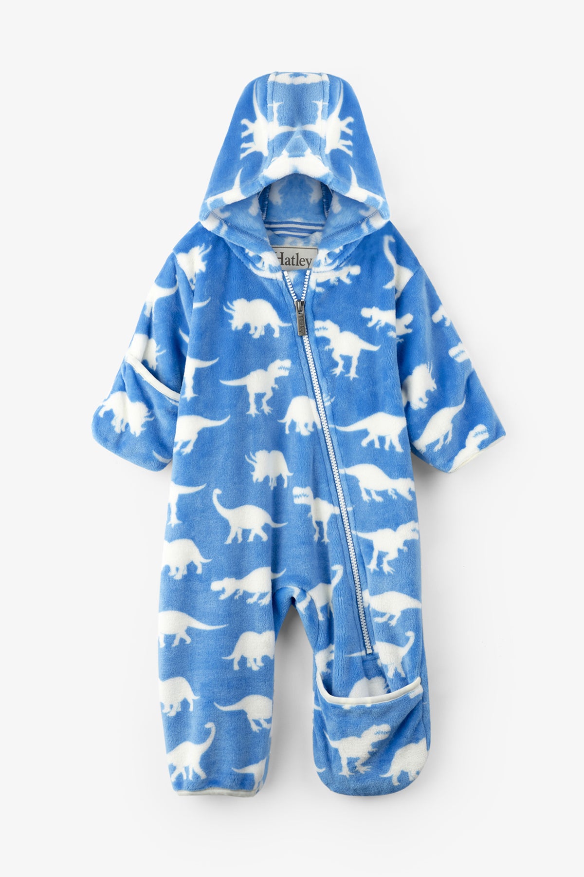 Hatley Roaming Dinos Fleece Bundler for Baby Boys - Soft & Warm Winter Outfit for Newborns & Toddlers - Perfect for Outdoor Adventures, Playdates & Cozy Family Moments