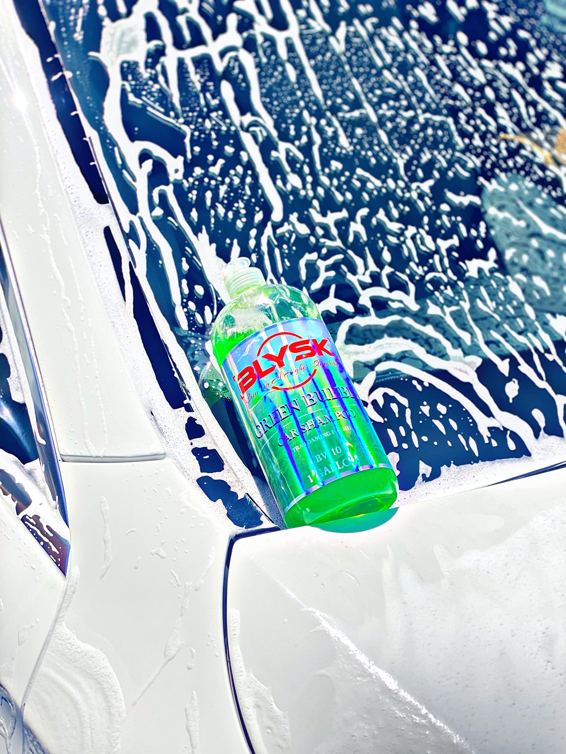 Premium Green Bubble Car Shampoo (32oz) - pH Balanced Auto Wash for Cars, Trucks & SUVs - Leaves Glossy Shine & Protects Paint - Ideal for Hand Washing & Foam Cannon Use