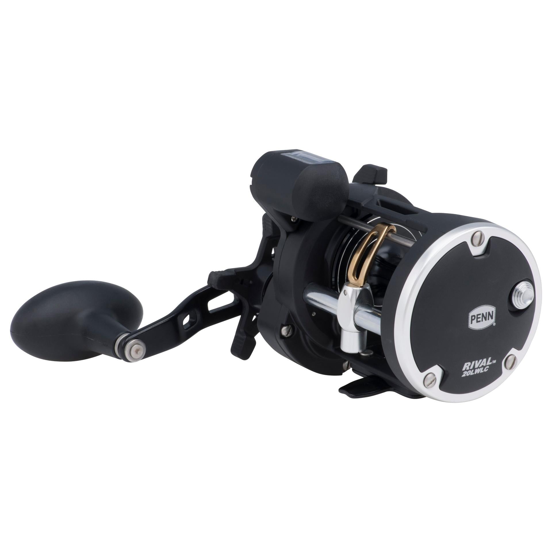 Rival™ Level Wind Conventional Fishing Reel - Smooth Casting & Retrieval for Saltwater & Freshwater Angling