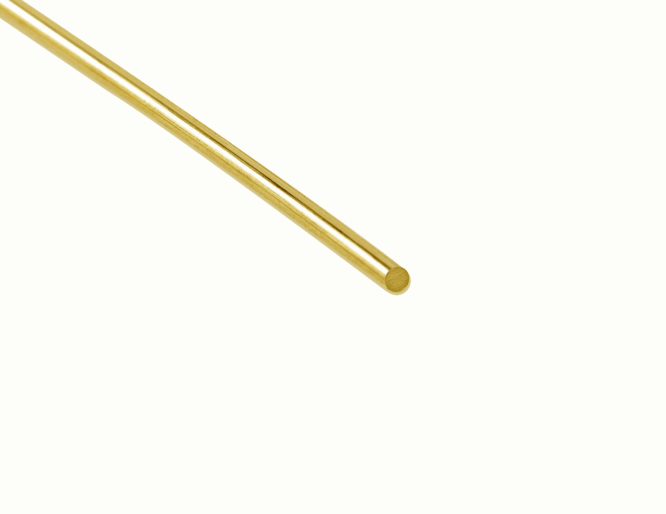 14K Solid Yellow Gold Wire 19 Gauge Half Hard Round - 1 Foot Jewelry Making Craft Wire for DIY Necklaces, Bracelets & Wire Wrapping Projects