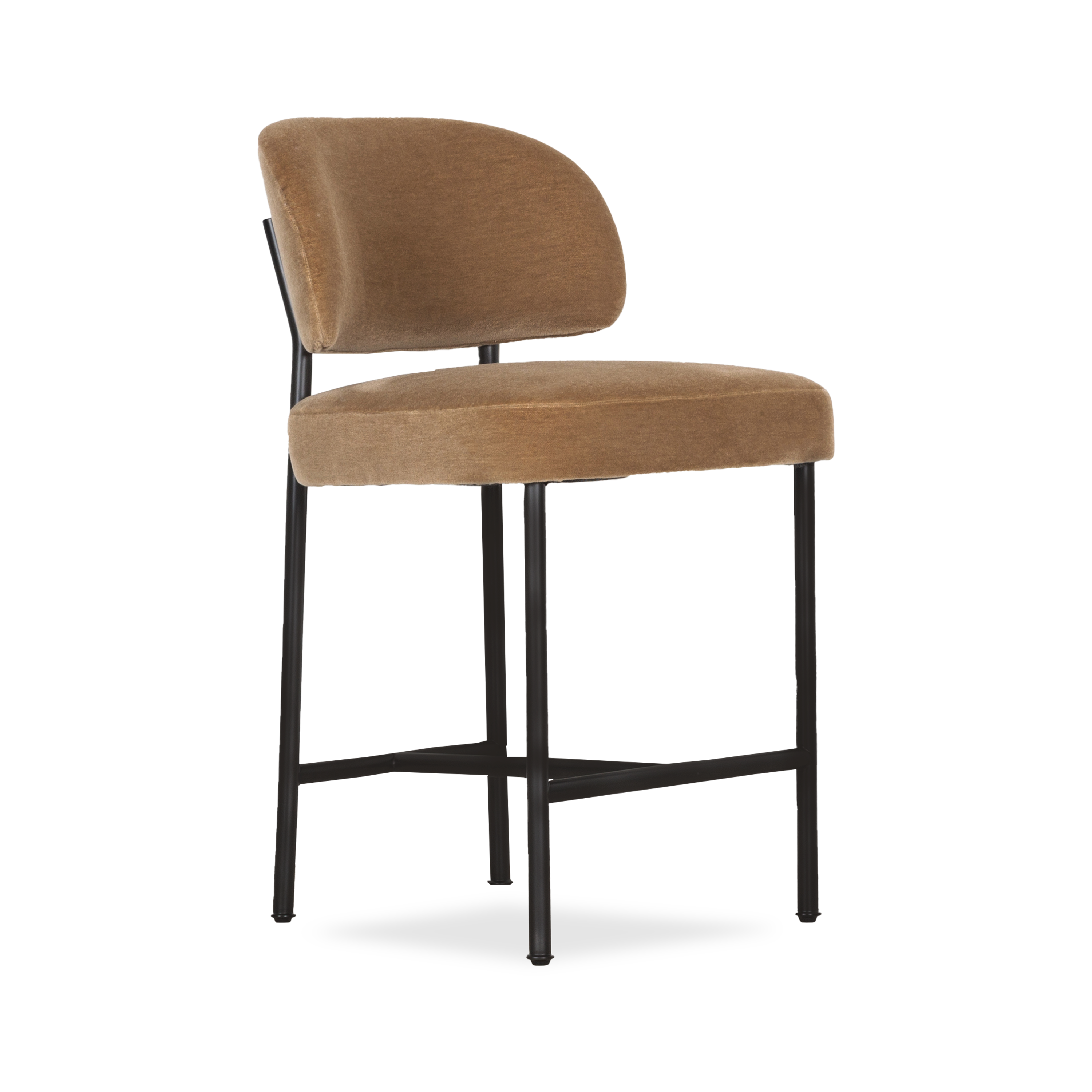 Anvil Counter Stool - Industrial Style Bar Stool with Adjustable Height for Kitchen Island, Breakfast Nook & Home Bar | Durable Metal Frame & Comfortable Seat