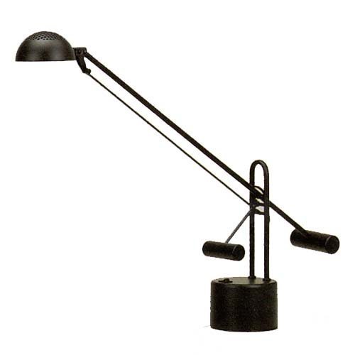 Halotech 29-Inch 8W LED Desk Lamp with Adjustable Brightness - Dark Black for Home Office, Study, Reading & Workstation Lighting