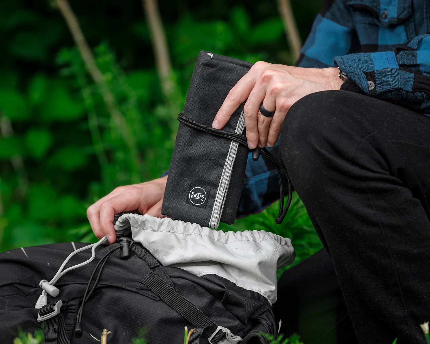 Knafs Tool Burrito - Compact Multi-Tool Organizer for Camping, Hiking & Everyday Carry (EDC) | Durable & Portable Gear Storage Pouch