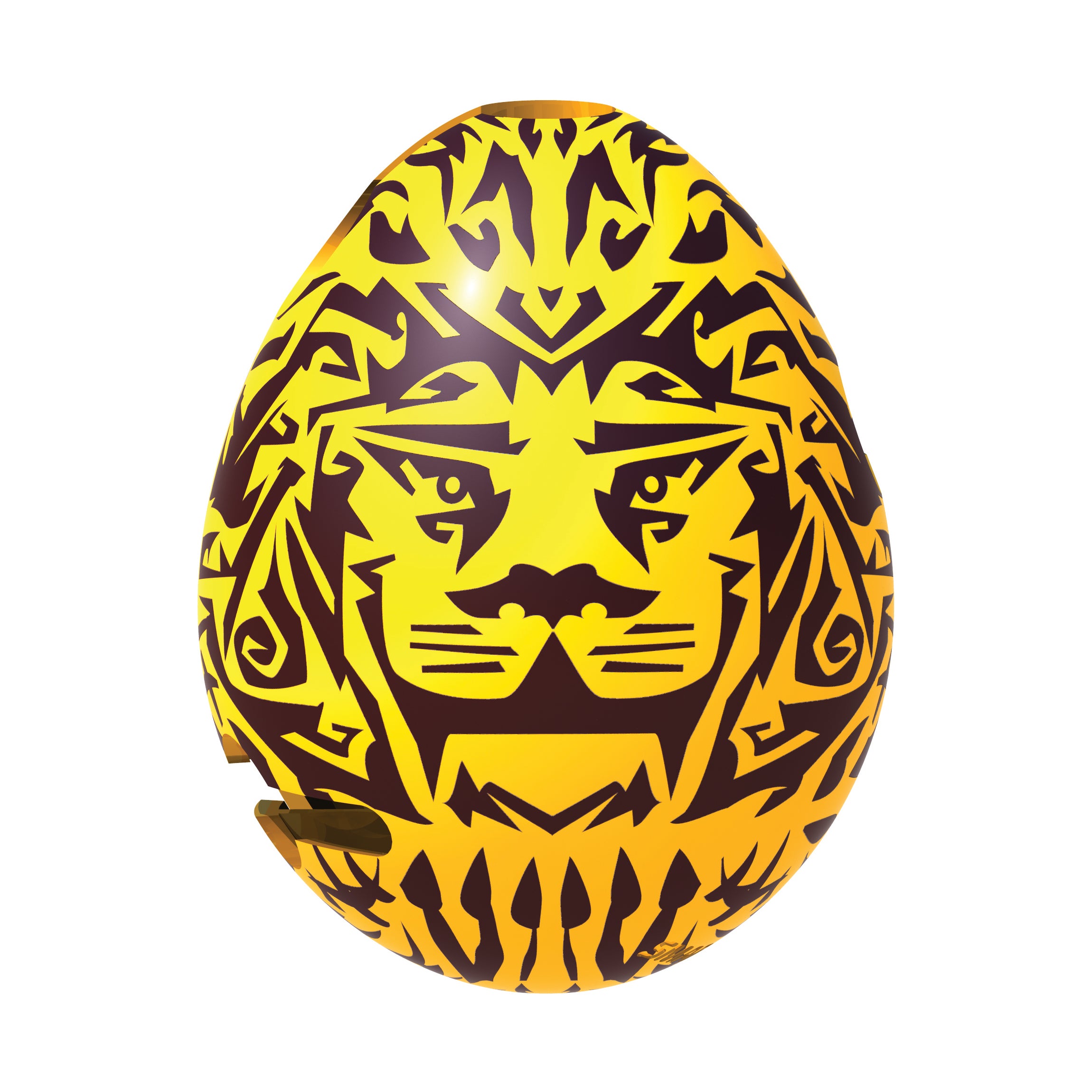 BePuzzled Lion Smart Egg 3D Labyrinth Puzzle - Level 2 Brain Teaser for Adults & Teens - Perfect for Stress Relief, Office Desk & Family Game Night