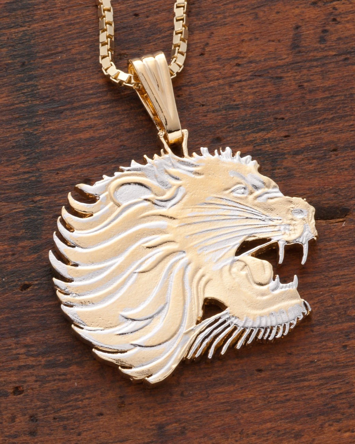 Ethiopian Coin Lion Pendant Necklace - Handcrafted Silver Jewelry for Women, Unique Gift for Birthday & Anniversary - Perfect for Casual Wear & Special Occasions