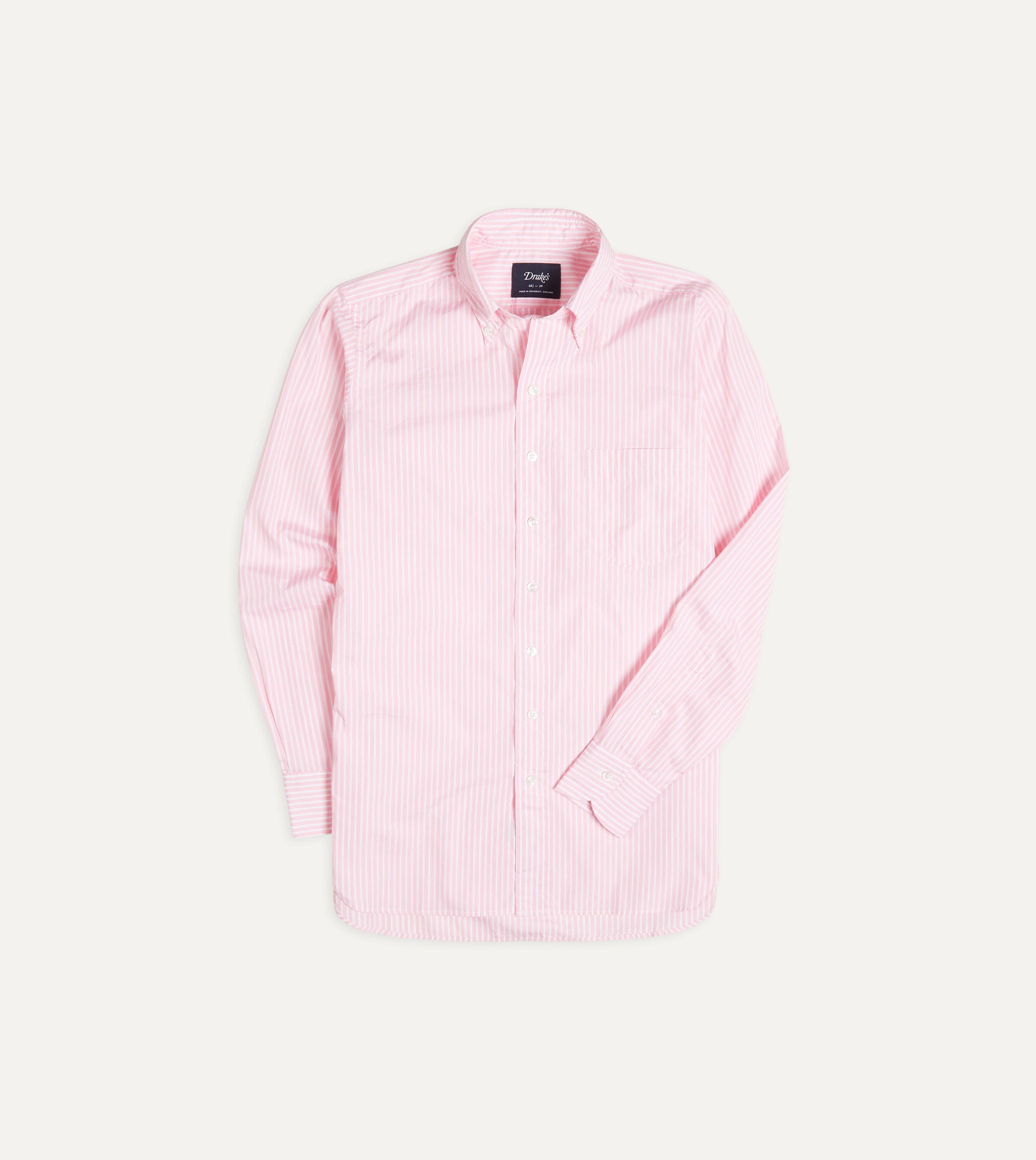 Stylish Pink Bengal Stripe Cotton Poplin Button Down Shirt for Women | Casual & Office Wear | Breathable Comfort Shirt for Summer
