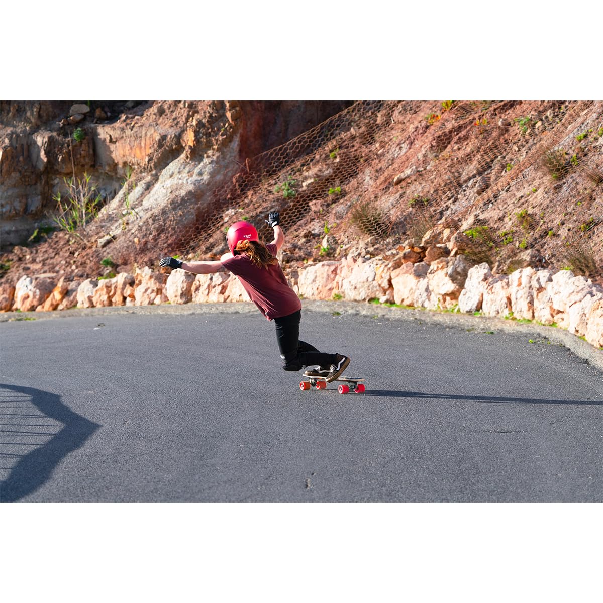TSG Pass 2.0 Full Face Helmet with Dual Visors - Premium ABS Hardshell for Downhill Skateboarding, E-Skating & Longboarding - Enhanced Ventilation with Nose Ports, Airflow Channels & Ear Slots - Adjustable Cheek Pads for Comfort - Perfect for Extreme Sports & Urban Commuting