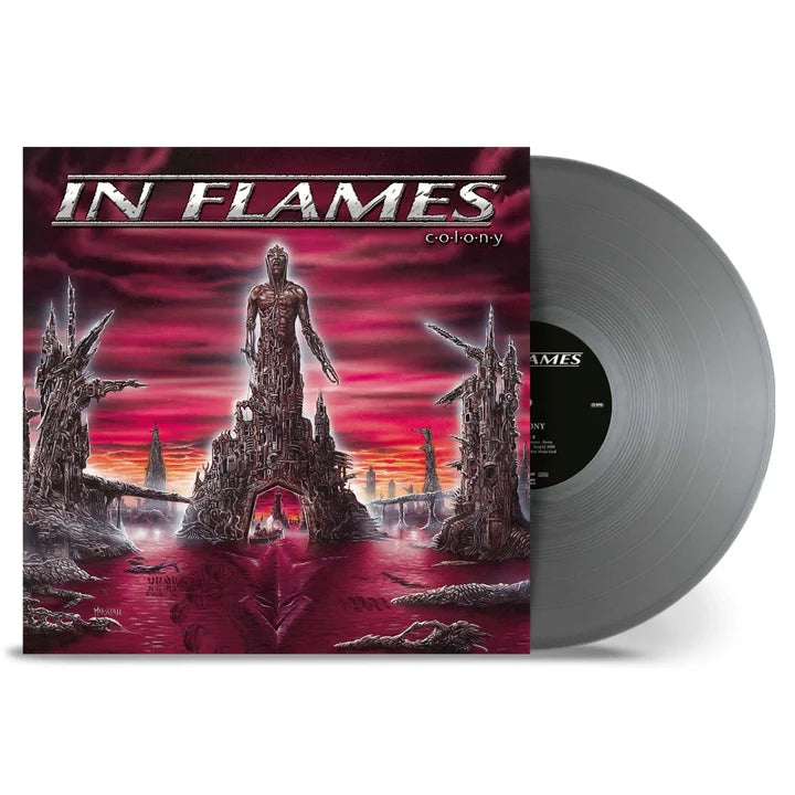 In Flames - Colony Silver Vinyl LP | Limited Edition Heavy Metal Record | Perfect for Collectors & Music Lovers