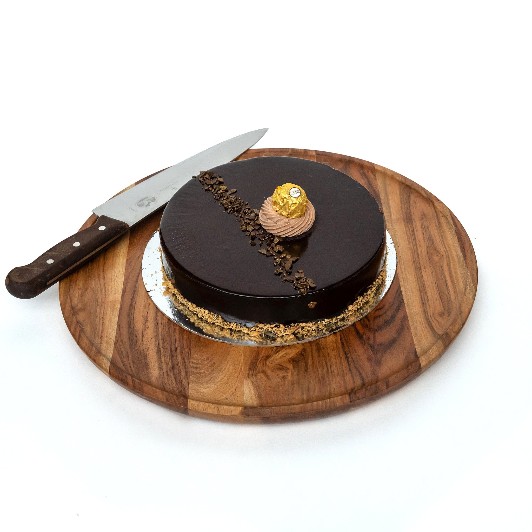 Ferrero Rocher Gluten Free Chocolate Cake - Premium Hazelnut Dessert for Birthdays, Weddings & Special Occasions