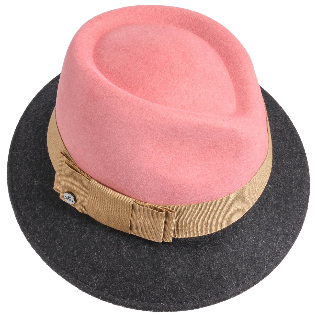 Lierys Asym Twotone Wool Felt Hat - Stylish Winter Fashion Accessory for Women | Perfect for Outdoor Events, Travel & Cold Weather