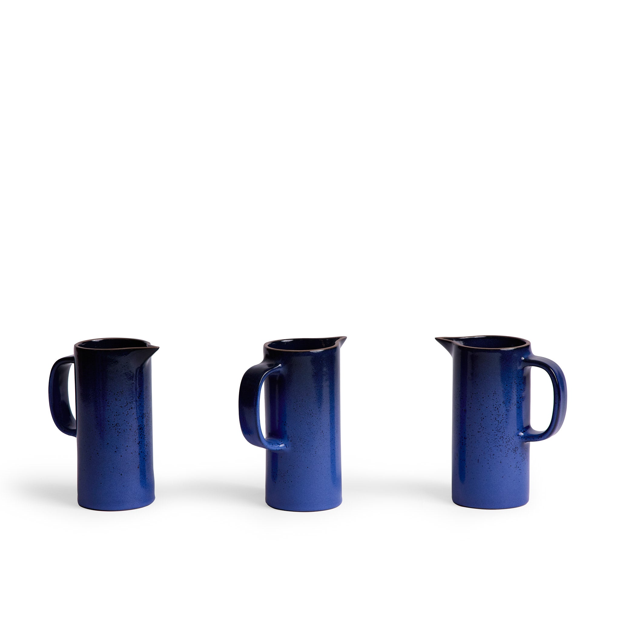 Moonstone & Midnight Small Pitcher - Elegant Glass Pitcher for Water, Juice, or Cocktails - Perfect for Home, Kitchen, or Party Serving