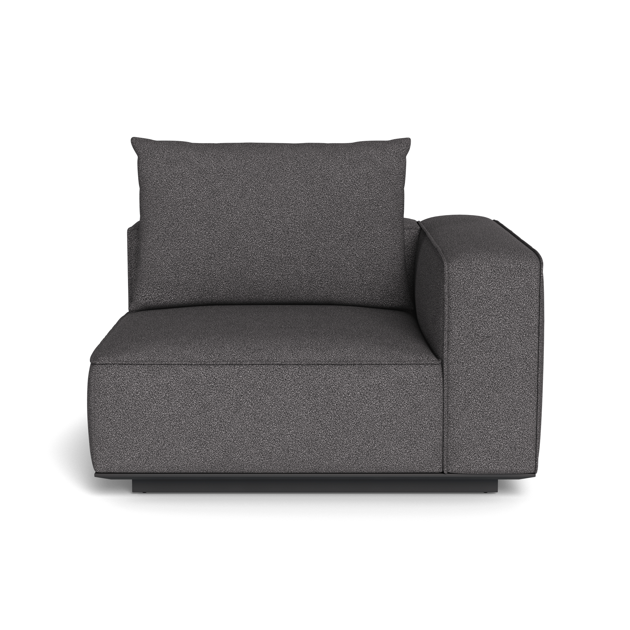 Santorini Outdoor Corner Right Sectional Sofa Set - Modern Patio Furniture for Garden, Backyard, and Poolside Relaxation