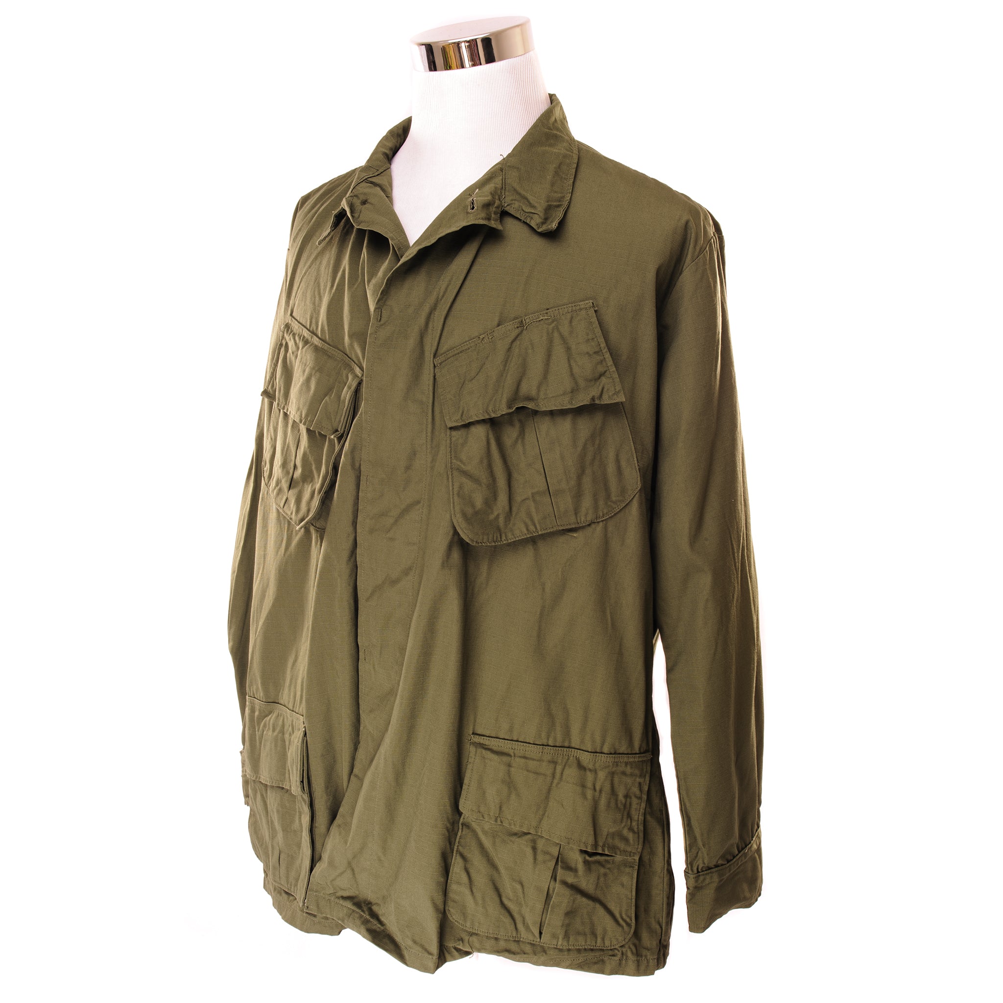 Vintage US Army 5th Pattern Tropical Combat Jacket - Vietnam War Era (1969) - Size XL Regular - Military Surplus & Outdoor Adventure Gear
