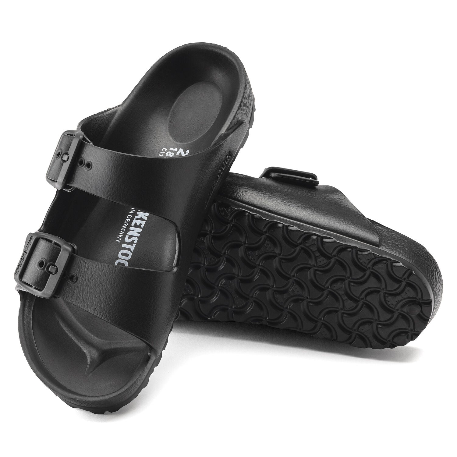 Birkenstock Arizona Essentials EVA Sandals for Kids - Black | Comfortable & Durable Waterproof Slides for Beach, Pool & Outdoor Play