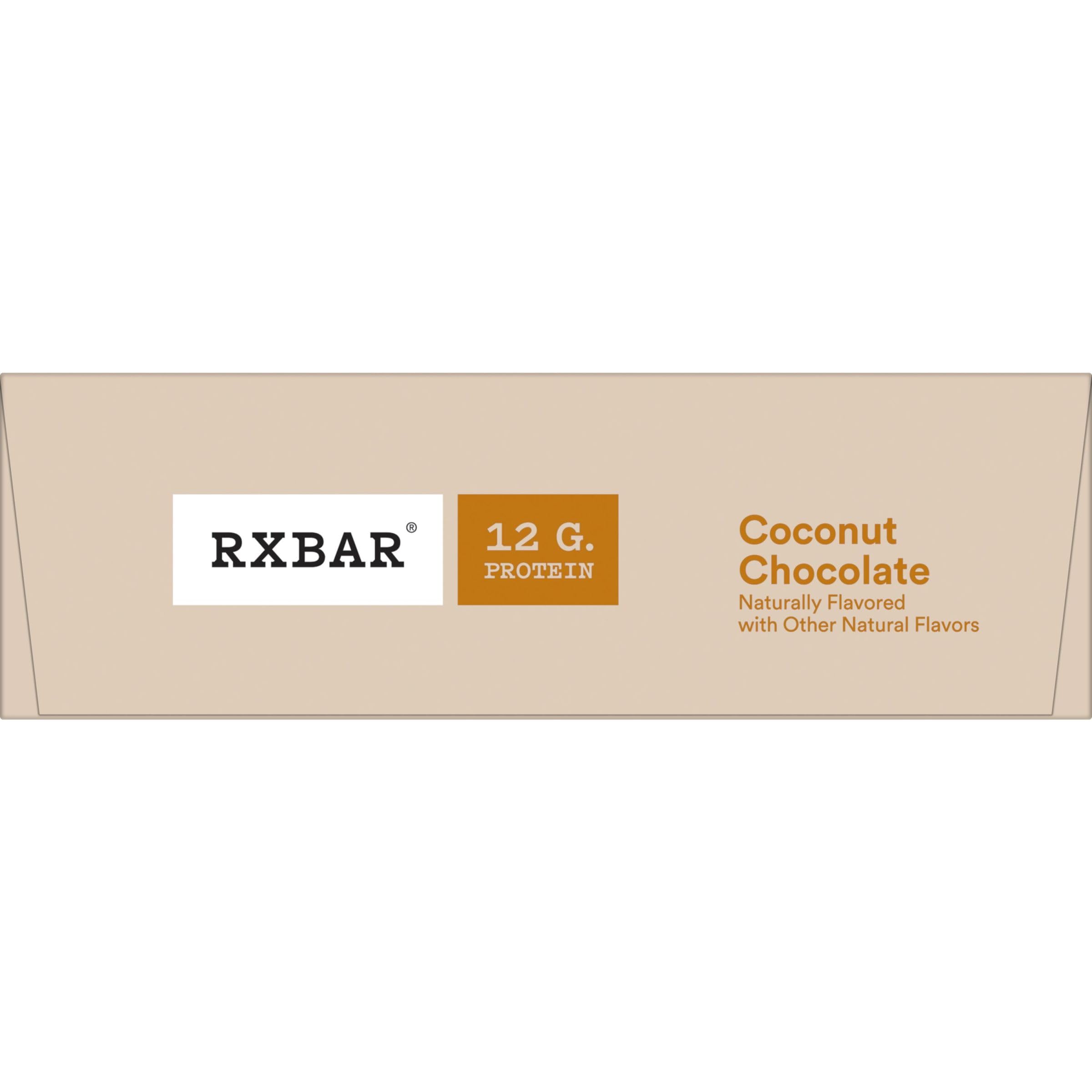RXBAR Protein Bars - Coconut Chocolate Flavor, 22oz Box (12 Bars) | High Protein Snack for Workout Recovery, Healthy On-the-Go Breakfast & Travel Snacks