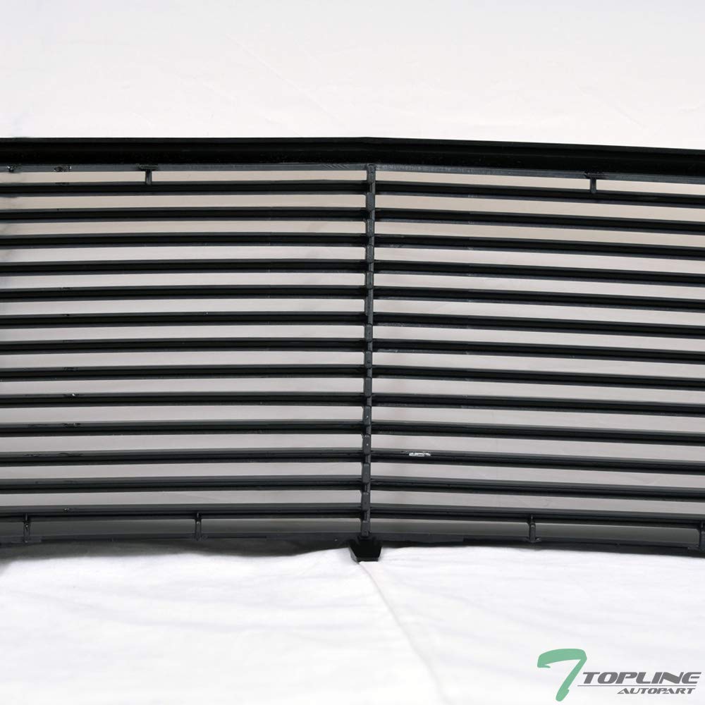 2005-2009 Ford Mustang V6 Glossy Black Front Bumper Grille Replacement - Horizontal Style for Enhanced Airflow & Sporty Look | Perfect for Car Upgrades, Auto Shows & Mustang Enthusiasts