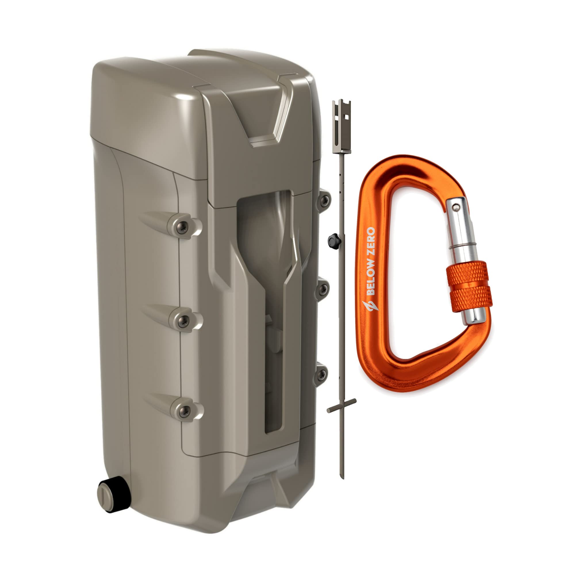 Cuddeback CuddeLink Dual Power Bank with Adjustable Post Mount & Locking Clip - 3-Piece Bundle for Outdoor Security Cameras & Wildlife Monitoring