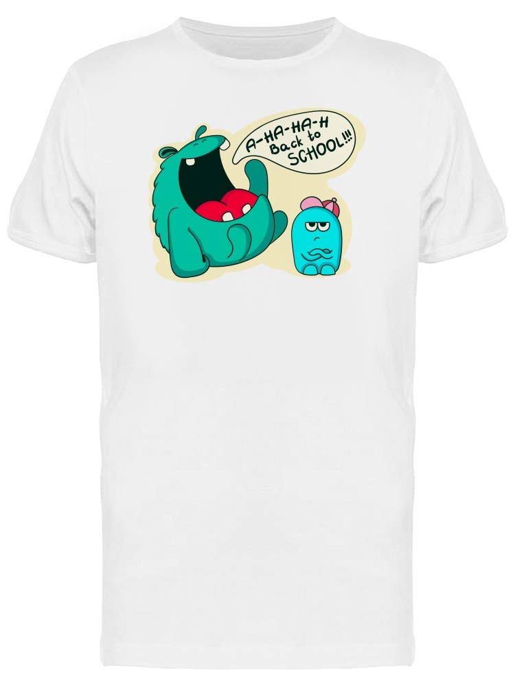 Funny Monsters Graphic T-Shirt for Men - Cool Casual Tee for Back to School, College, or Everyday Wear