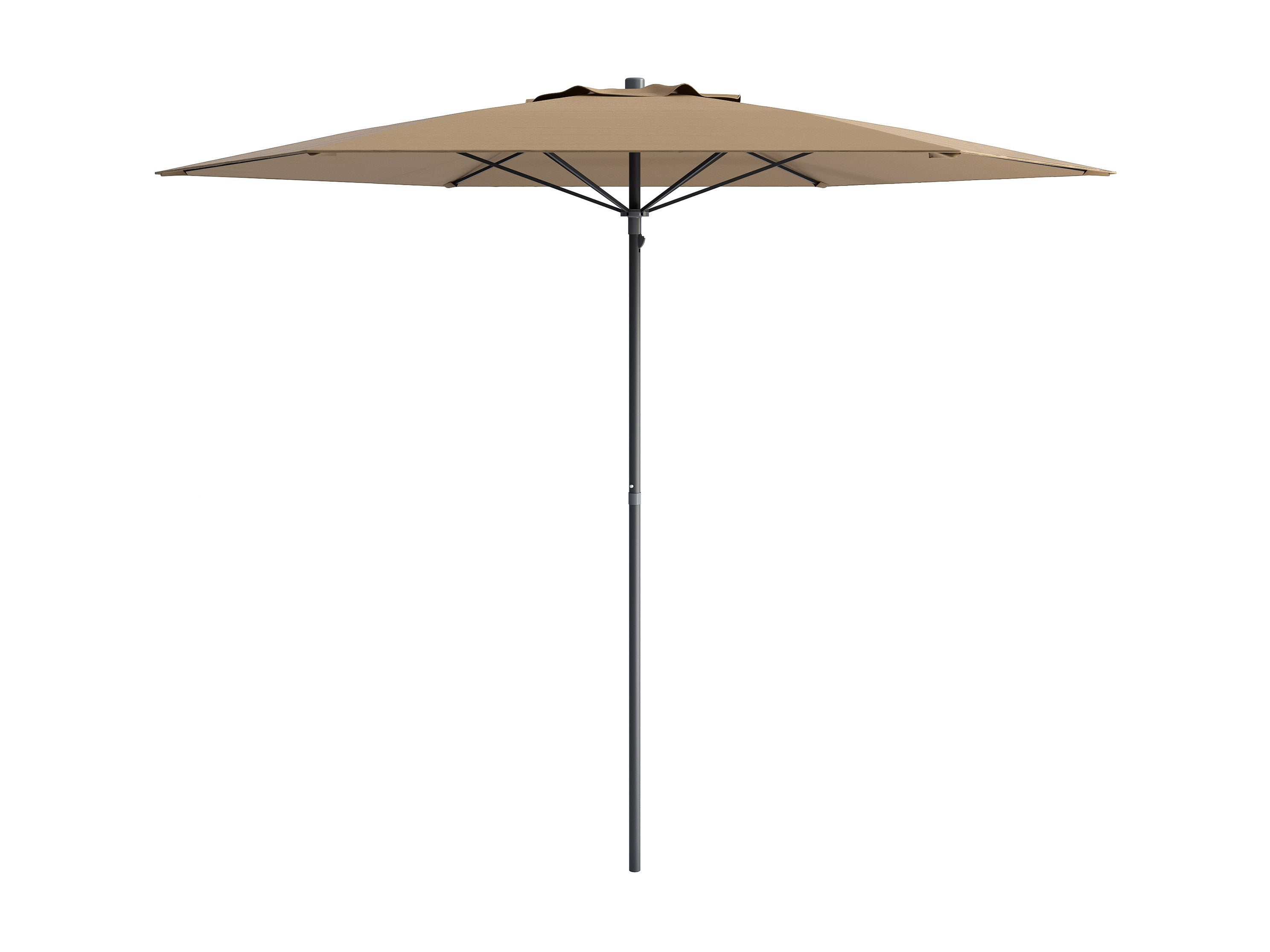 Premium 7.5ft Sandy Brown Beach Umbrella - UPF 50+ Sun Protection, Windproof & Portable for Beach, Poolside, Backyard, and Outdoor Activities