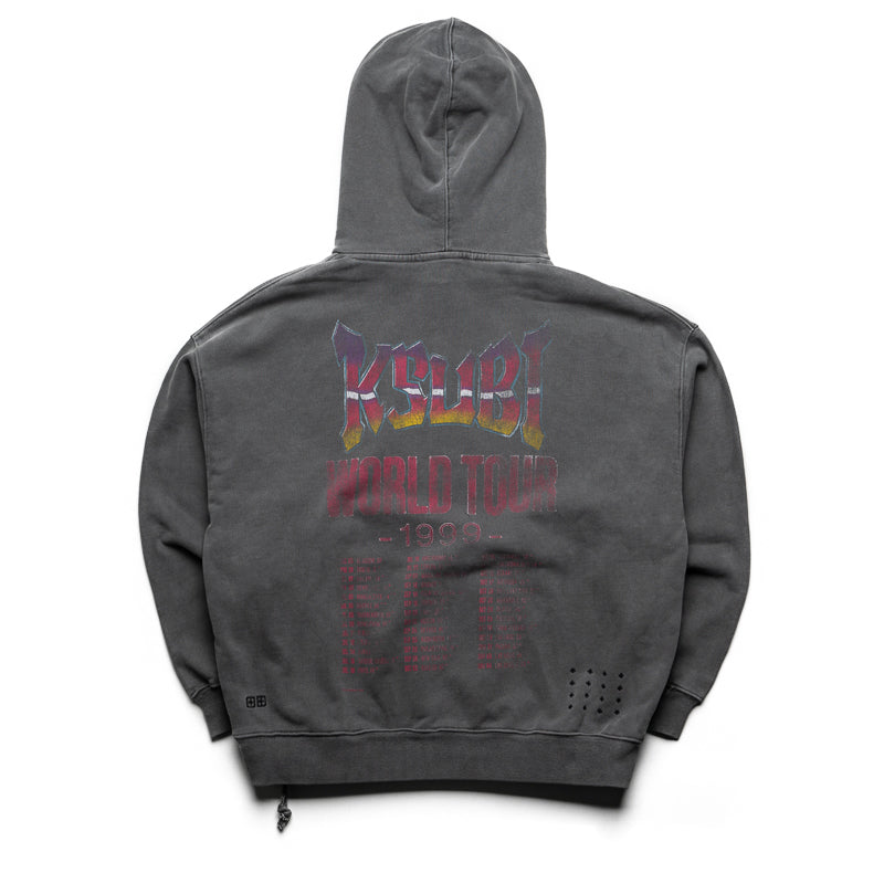 Ksubi Global Ekcess Hoodie - Black Fade Distressed Streetwear for Men & Women | Perfect for Urban Fashion, Casual Outfits & Street Style Looks
