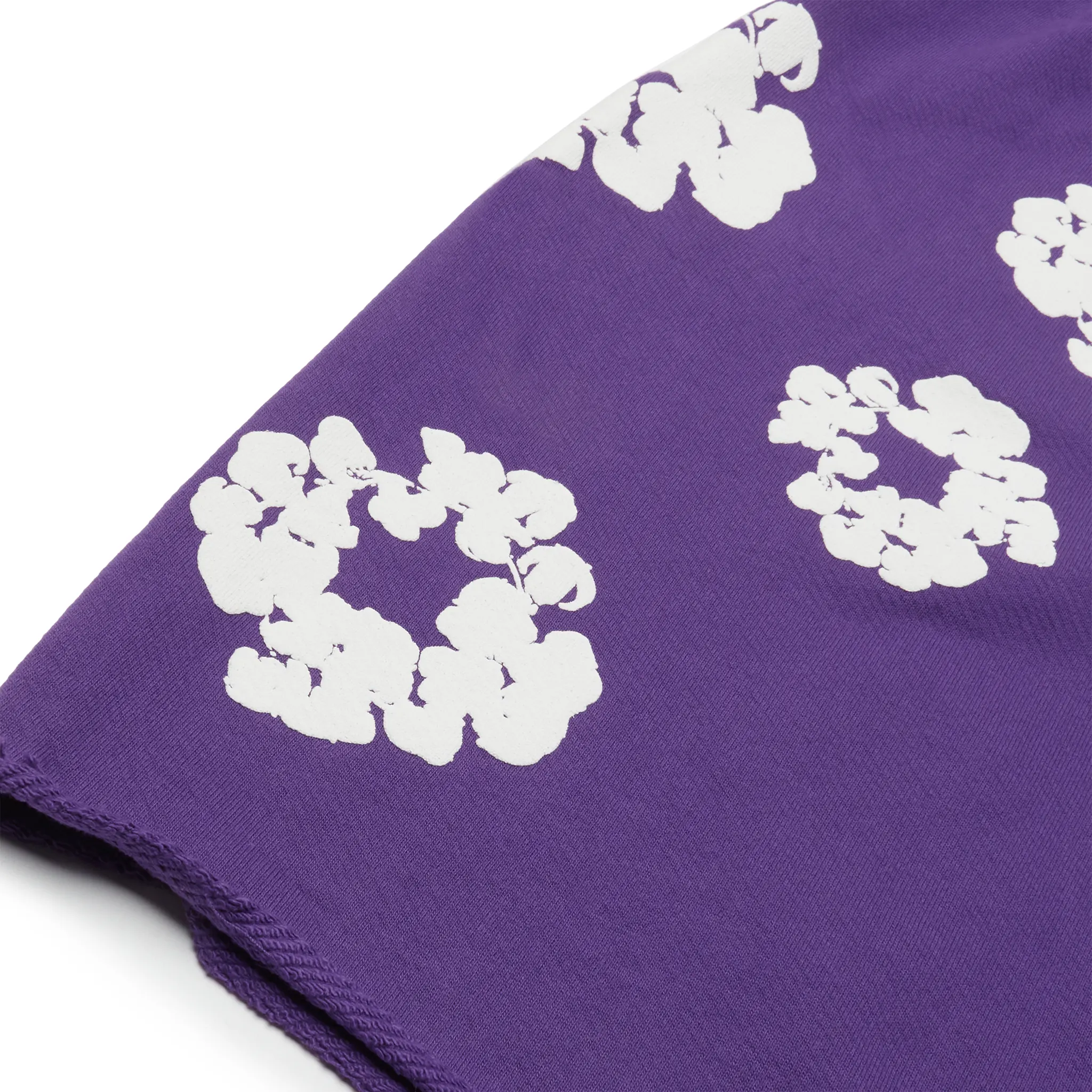 Denim Tears Cotton Wreath Purple Denim Shorts for Men - Trendy Streetwear & Casual Summer Outfits | Perfect for Music Festivals, Beach Trips, and Everyday Wear