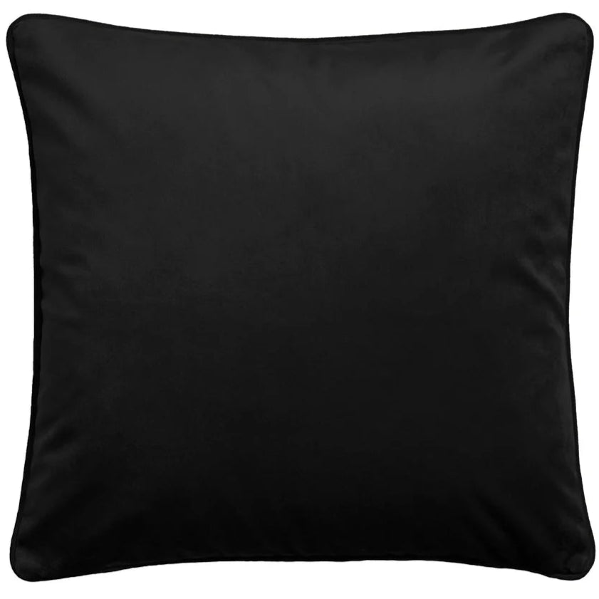 Laurence Llewelyn Bowen Montrose Black Decorative Throw Pillow Cushion - Perfect for Sofa, Bed & Home Decor