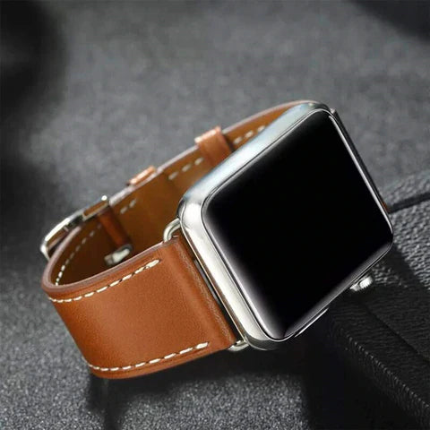 Classic Single Tour Leather Watch Straps - Genuine Leather Replacement Bands for Men & Women - Perfect for Dress Watches, Business & Casual Wear