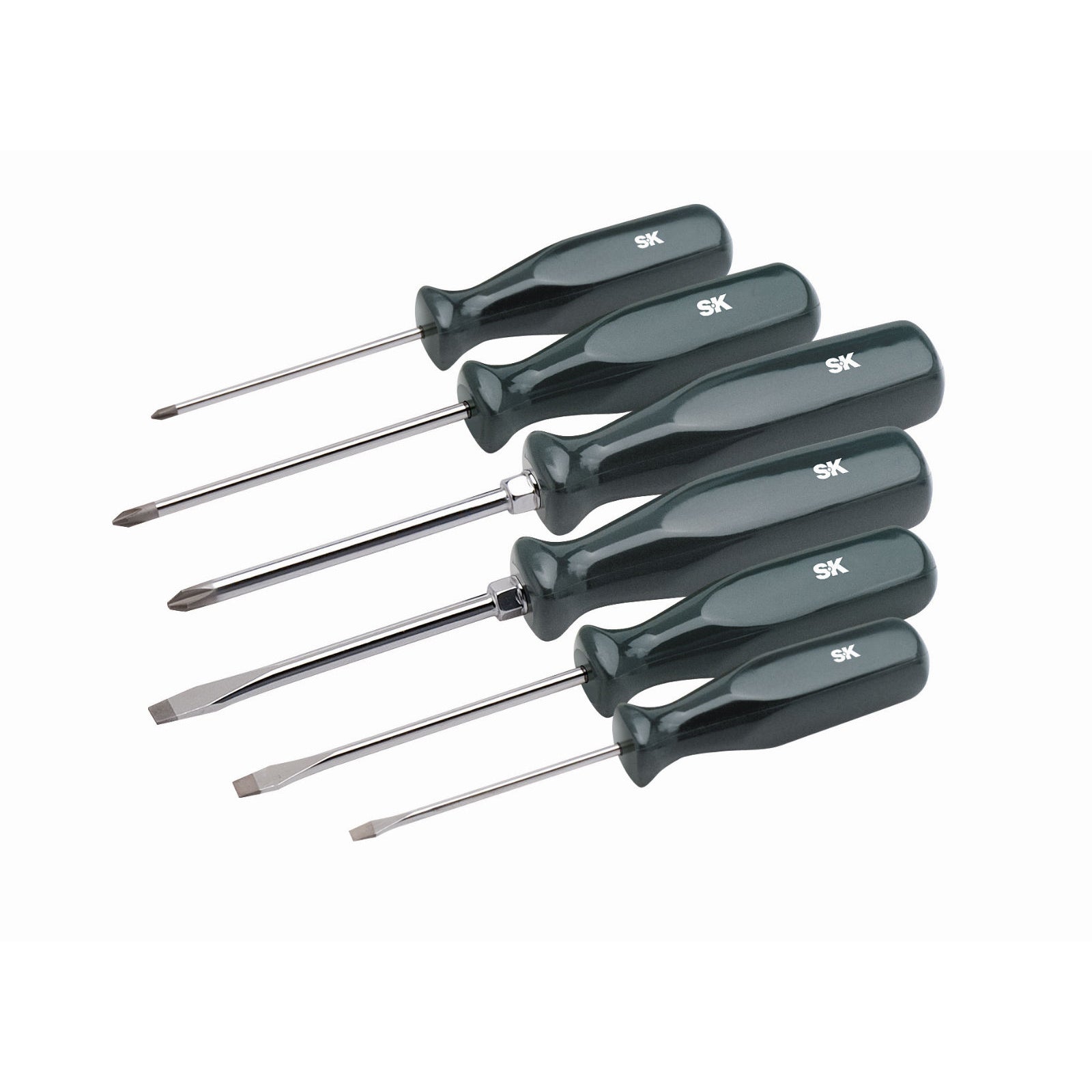 6-Piece SureGrip Screwdriver Set - Non-Slip Handle for DIY, Home Repair & Automotive Maintenance - Phillips & Flathead Screwdrivers for Secure Grip & Comfortable Use