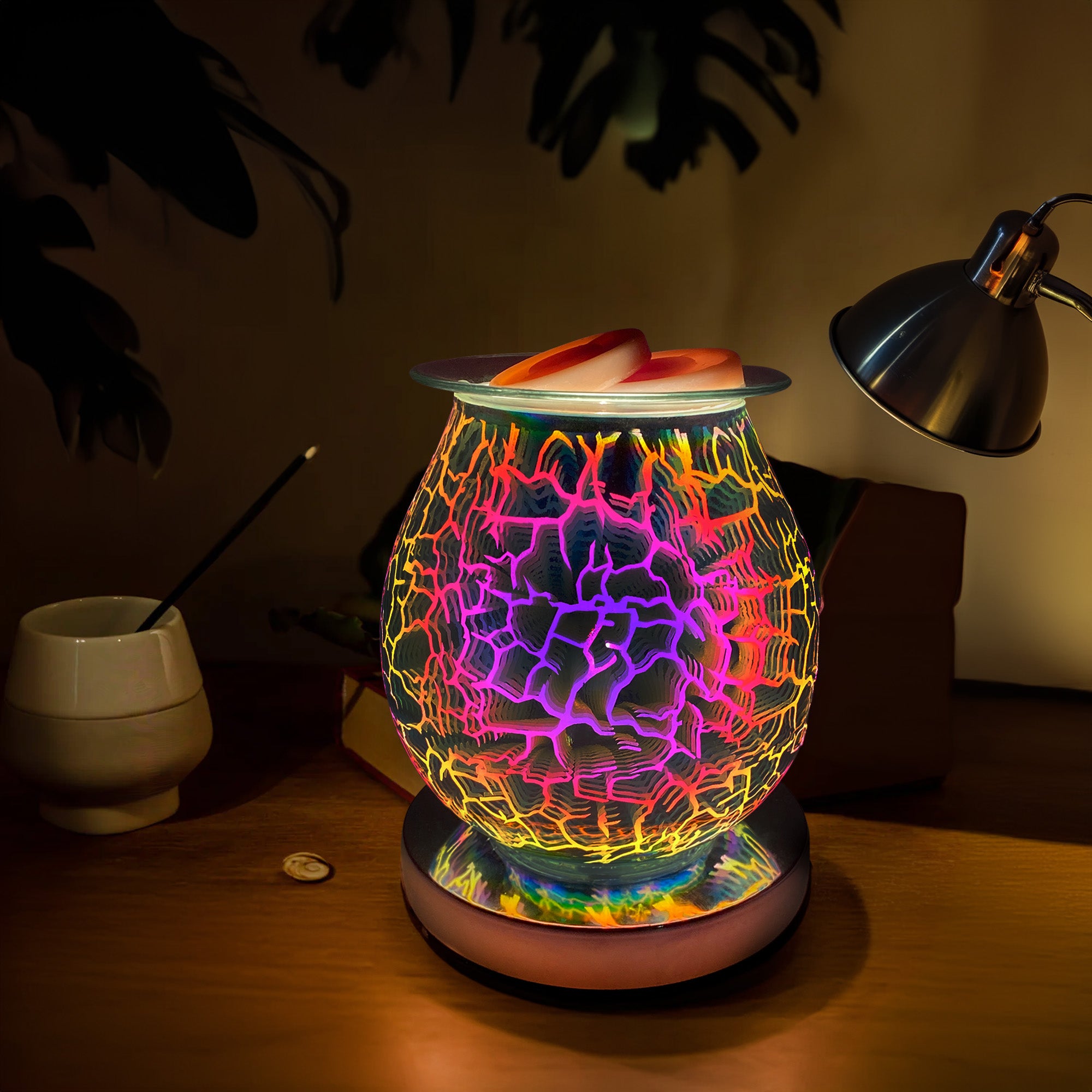 3D Touch Cello Electric Wax Burner with Lightning Fast Heating - Perfect for Home Aromatherapy, Office Relaxation & Spa Treatments