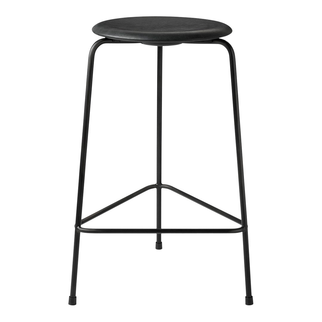 Premium High Dot Stool with 3 Sturdy Legs - Modern Bar Stool for Kitchen Island, Breakfast Nook & Small Space Dining - Comfortable & Stylish Seating Solution