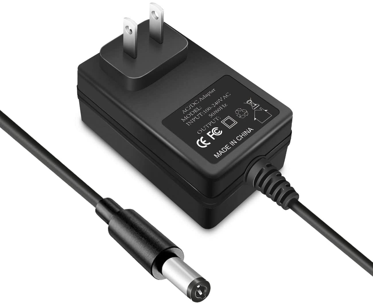 5V 2A Power Adapter - Universal AC 100-240V to DC 5V 2000mA Wall Charger for Bluetooth Speakers, Baby Monitors, TV Boxes, Cameras, Routers & More - Perfect for Home, Office & Travel Use