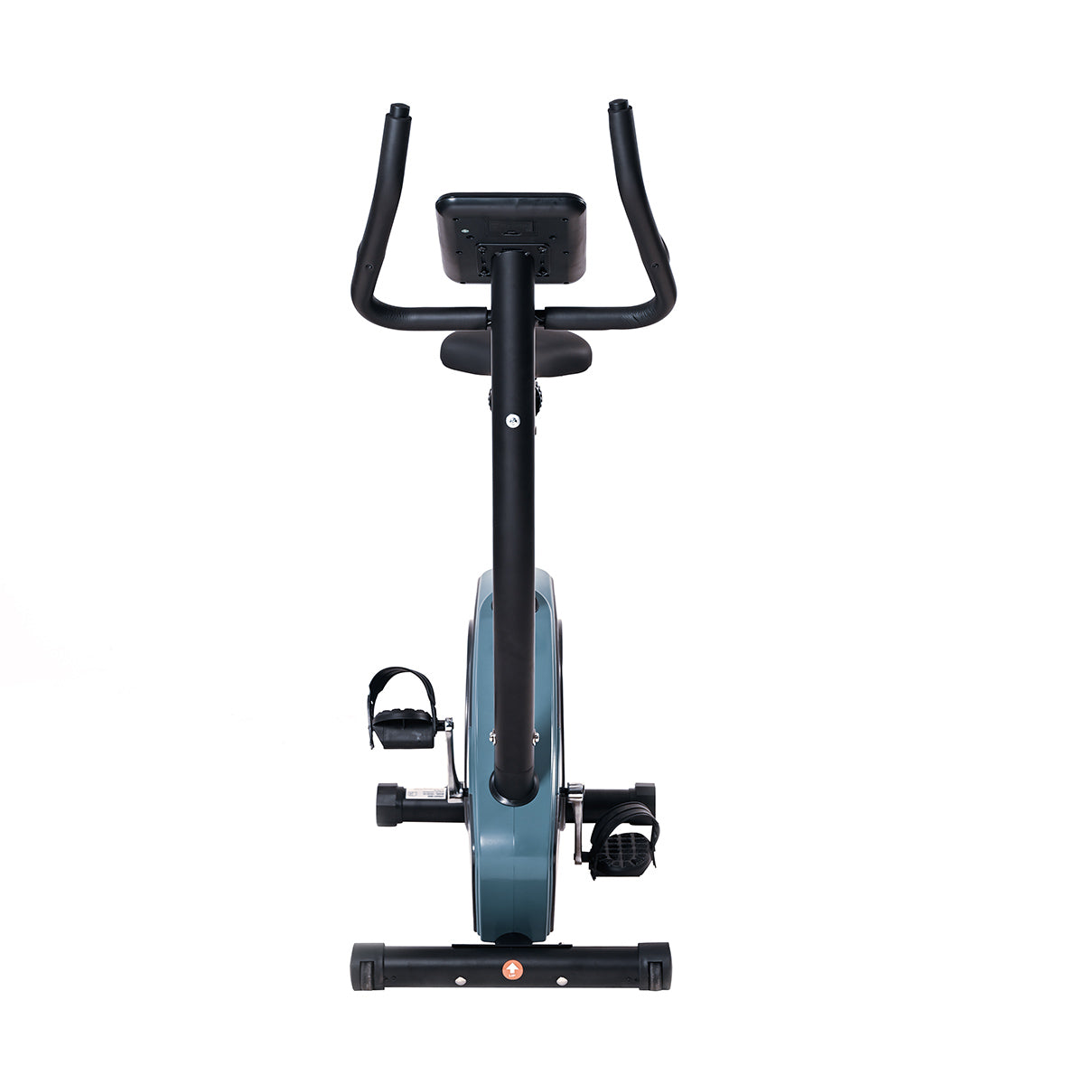 Flo Motion Upright Exercise Bike for Home Gym - Indoor Cycling Bike with LCD Monitor & Adjustable Resistance - Perfect for Cardio Workouts, Weight Loss & Fitness Training